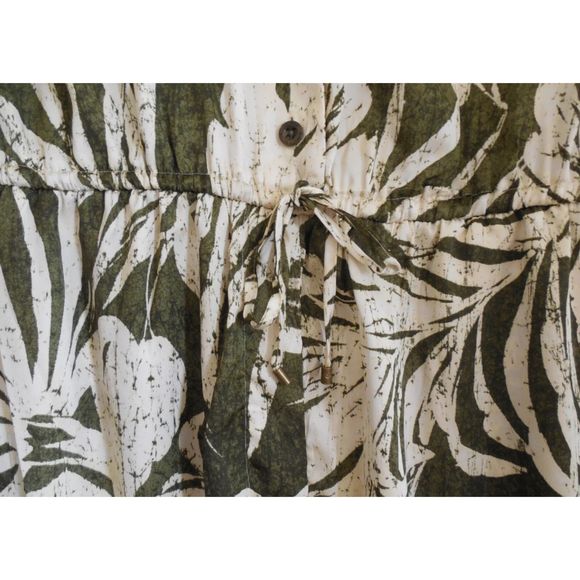 Ralph Lauren Women's Green Palm Leaf Print Jumpsuit Size22W - Picture 10 of 16